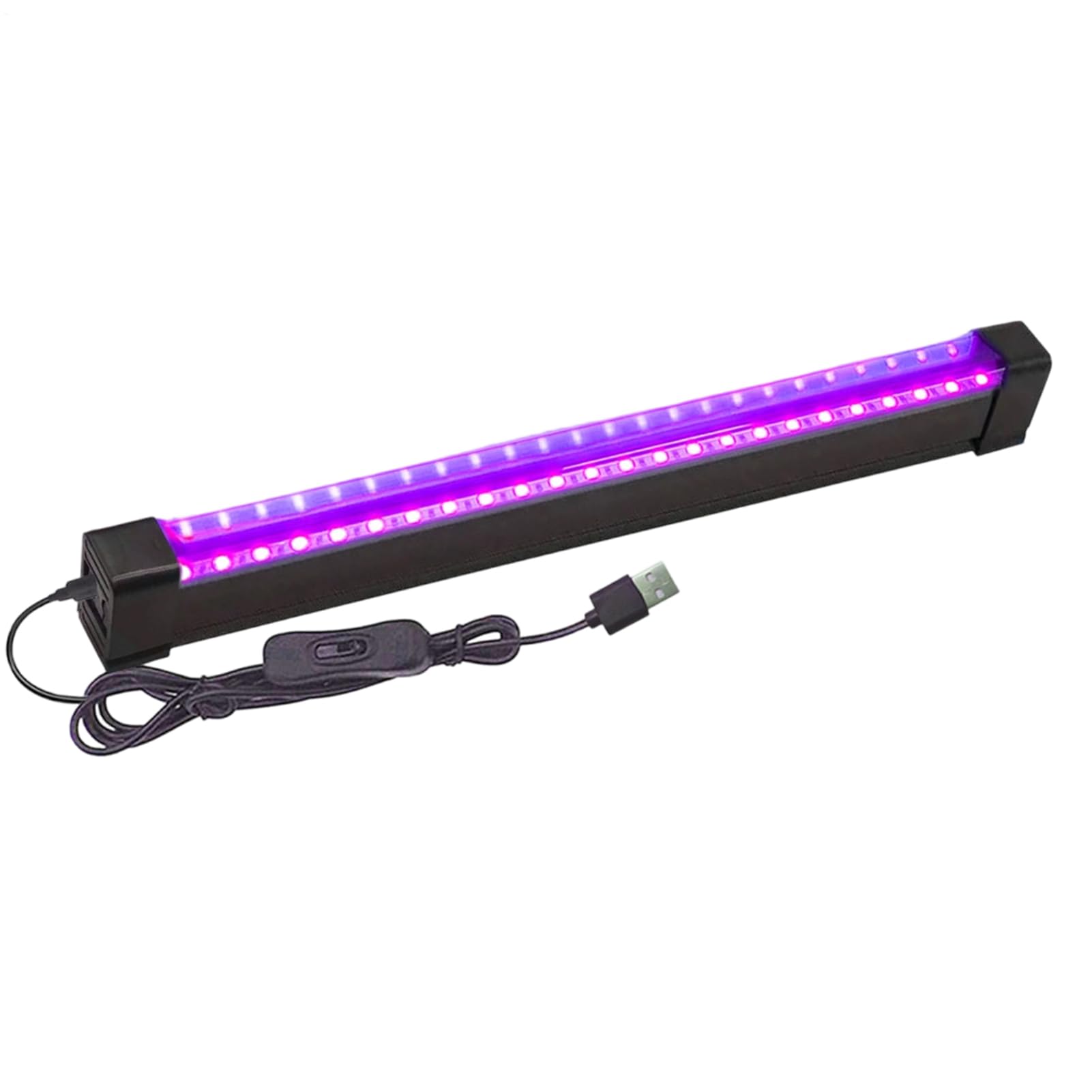 qokeeu Black Light Lamps for Glow Party, 9 W Magnetic and Portable Fluorescent Lamp, LED Neon Tube, UV Light, for Wall, Ceiling, Cabinet, Indoor, Outdoor, Wallpaper, Poster, Body Colour Display