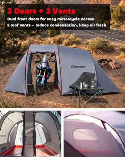 2 Person Motorcycle Tent Lightweight Shelter