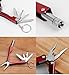 Edoking Emergency Survival SOS Kit,Edobil Camping Tools Kit, Multi Functional Pocket Tool for Outdoor,Home,Car(Red)