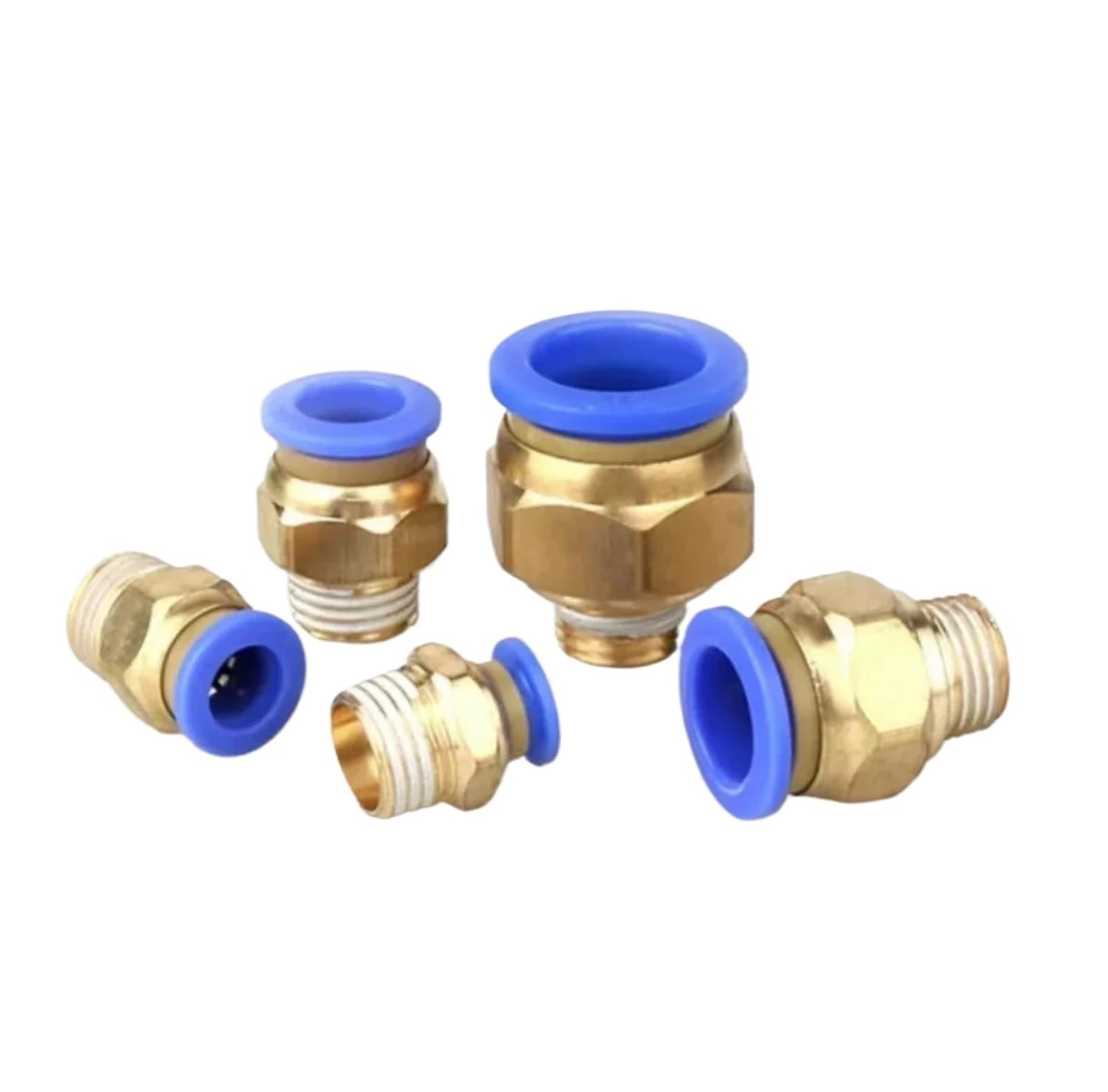 Złącze pneumatyczne PC 4/6/8/10/12mm 1/8 1/4 3/8 1/2 Złączki do węża Komponenty 1 szt. (Pc10-03)