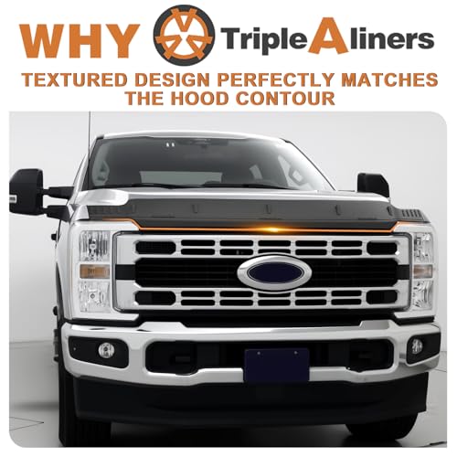 Image of TripleAliners Hood Bug Deflector Protector for 2023-2026 Ford F250 /F350 /450