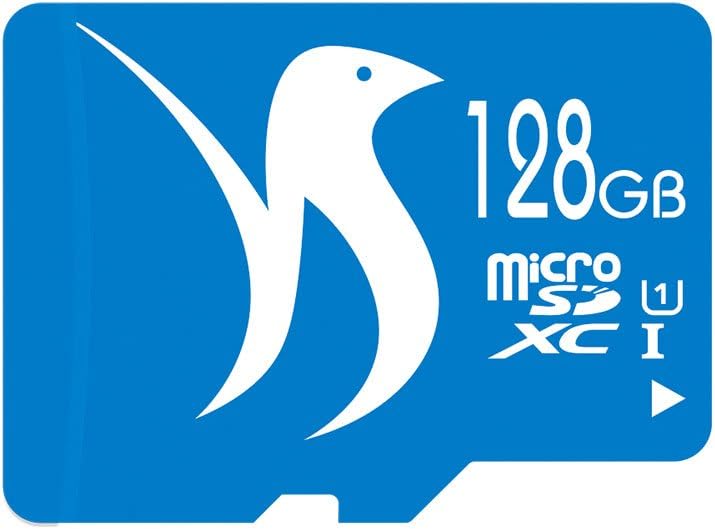 Micro SD Card 128GB MicroSDXC Memory Card Class 10 Ultra High Speed MicroSD Card for Dashcam Camera/Kid HD 7 8 Tablet/Phone with SD Adapter(128GB U1)