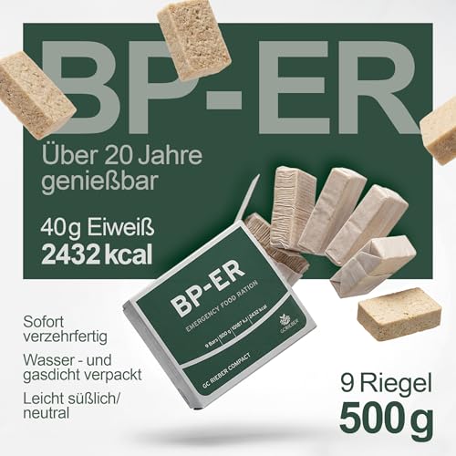 Notfallnahrung Testpaket BP-ER, NRG-5, Seven Oceans & GS-10 Notration + NRG-5 ZERO glutenfrei - Survival Food Set für Katastrophenschutz & Notvorrat Lebensmittel - Langzeitnahrung 20 Jahre genießbar – Bild 6