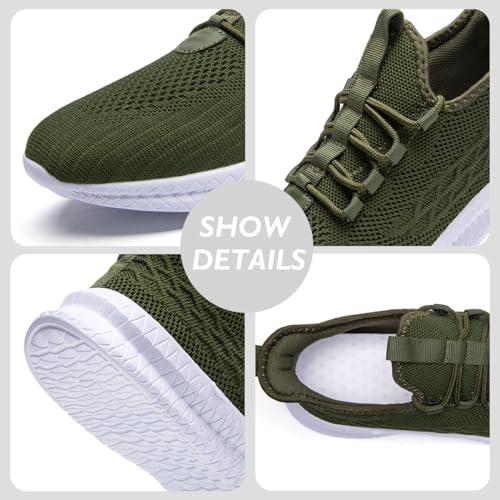 Image of Mens Running Tennis Casual Walking Shoes Fashion Athletic Gym Sports Sneakers for Men Breathable Lightweight Comfortable Shoes
