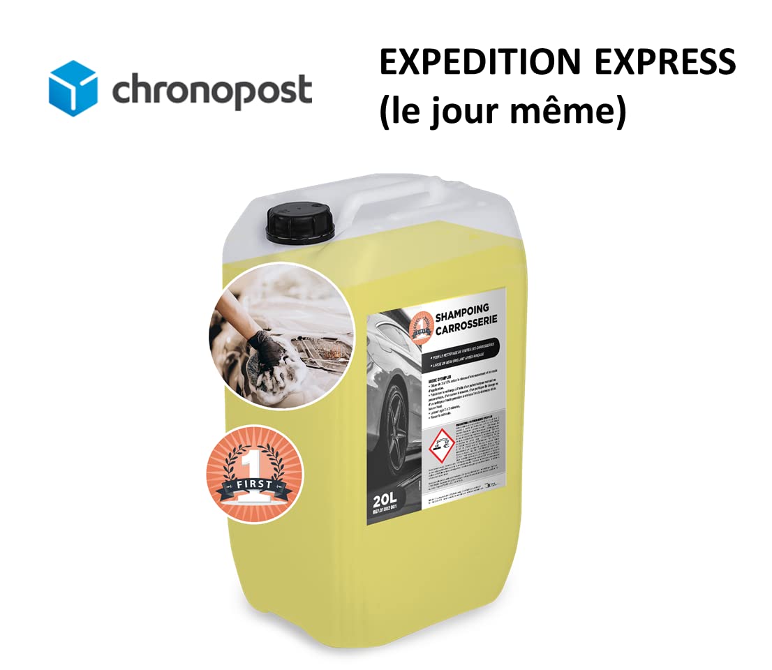 WORKFIRST Autoshampoo - Effektiv und spurlos - Sparsam und konzentriert - Hochdruck- oder Handwäsche 5L (5-Liter-Behälter)