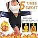 Vuirrm Workout Jumpsuits for Women, Sauna Waist Trainer for Women, Sauna Sculpt Compression Jumpsuit 3 in 1 Slimming Sweat Suit Black,L
