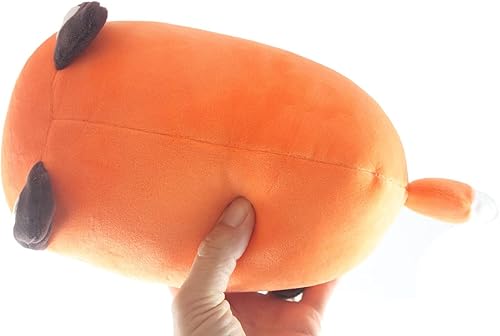 Miniatura 2 de Curious Minds Busy Bags Juguete de peluche de zorro rojo gordito, suave y esponjoso, peluche de animal