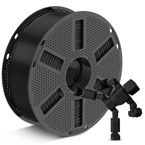 Image of JAYO PETG 3D Printer Filament 1.75mm, 1.1kg Reusable Spool, Black