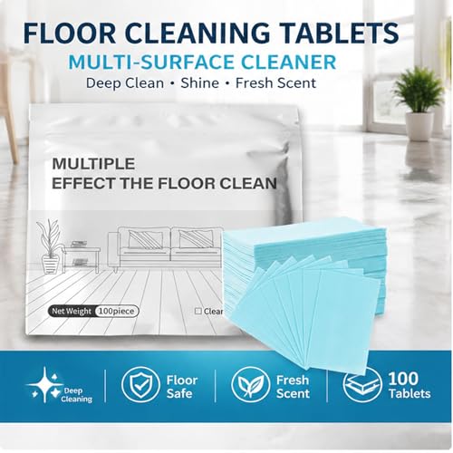 Tabletas limpiadoras multi-superficie para piso 100 piezas miniatura 6