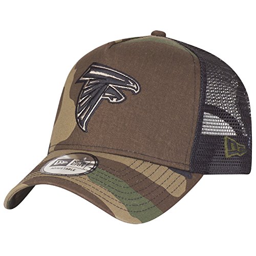 New Era Verstellbare Trucker-Kappe – Atlanta Falcons Wood Camo, Atlanta Falcons, One Size