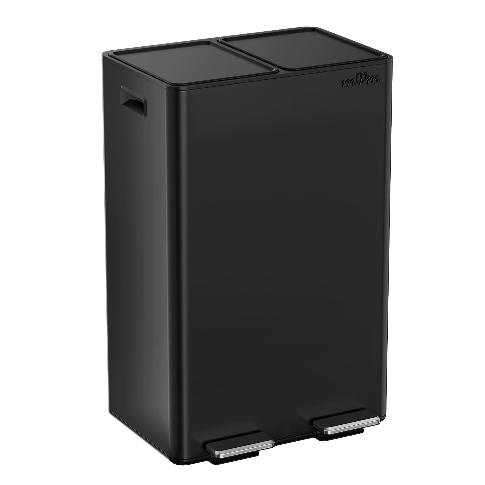 mVm ゴミ箱 60L 2×30L ダストボックス ペダル式 蓋つき ステンレス Amazon｜mVm ゴミ箱 60L 横型 2分別 2×30L ダストボックス
