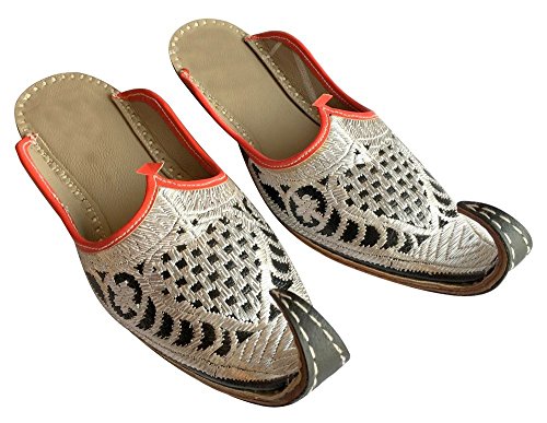 Moroccan Traditional Babouches Slippers for Men Handmade Leather Khussa2