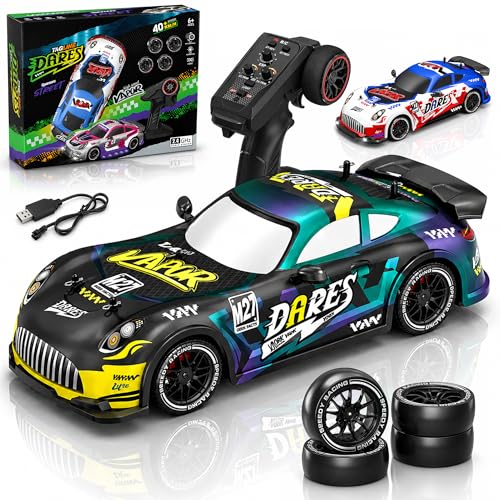Image of TheLittleOnes 4x4 Rc Drifting Car - Rc Drift Cars High Speed Remote Control Drift Car 2.4GHz Remote Control Drift Stunt Off Road Cars 360 Rotation Toys For Kids & Adults Boys & Girls [LightStorm X]