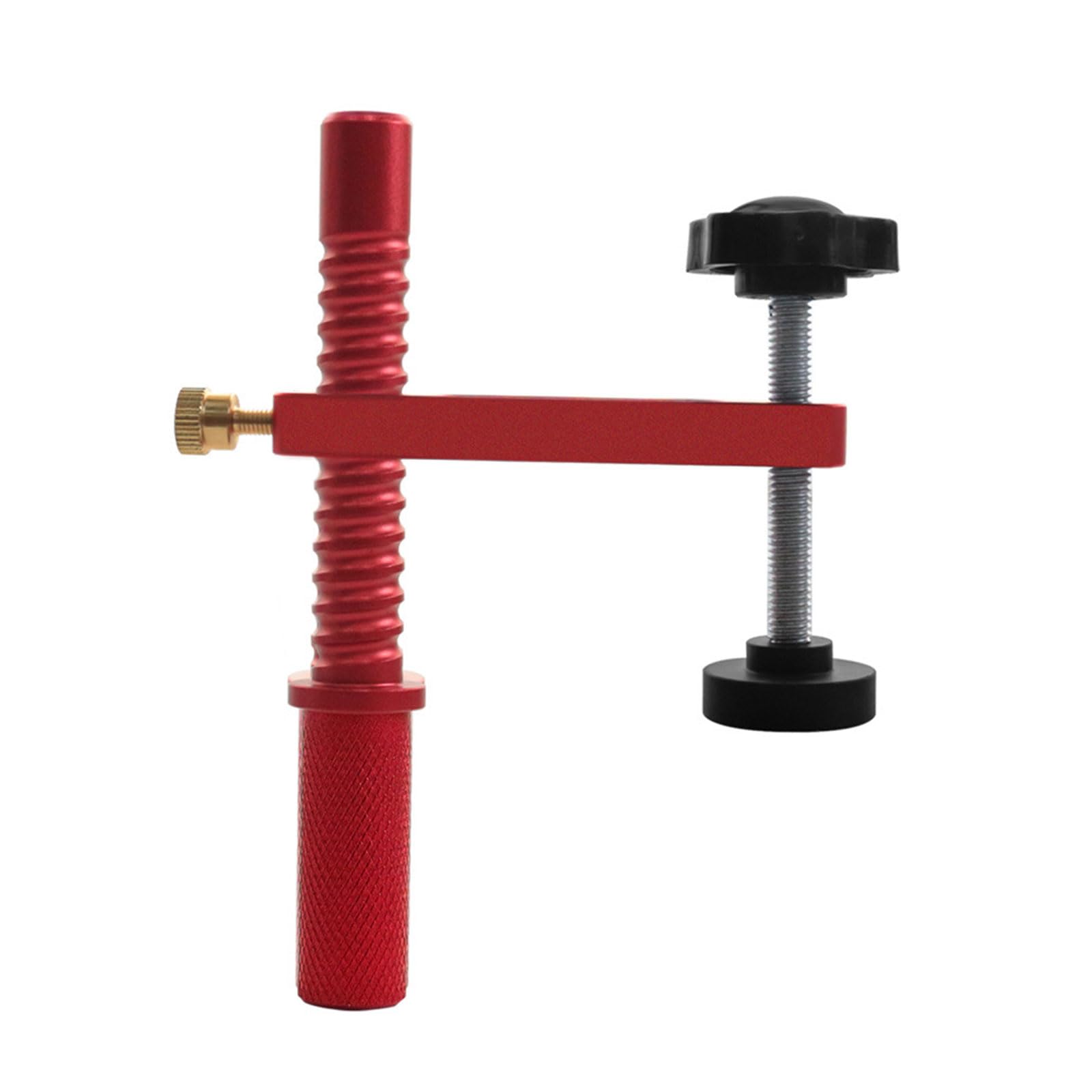 Msioytog 19Mm Red Aluminum Dog Clamps Quick Acting Hold Down, 19Mm / 20Mm Holes Hold Down Clamps For Woodworking Table Workbench Accessories Tool