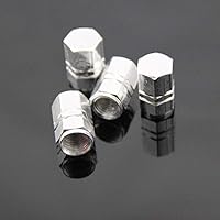 Vista 7 de Tapones de válvula de aire de aluminio, 4 unidades, para camión, coche, bicicleta, color rojo