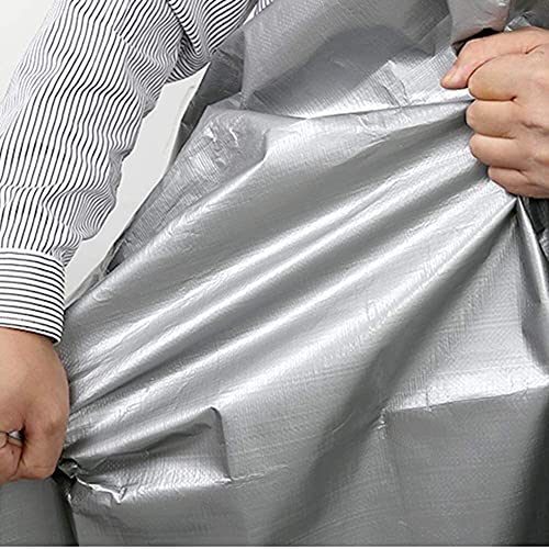 PLMOKN Externe waterdichte handdoek -UV Winter Antivriesbescherming Cover voor Pool Polyethyleen Occhello Metallic Outdoor Pergola, 17 Afmetingen (Kleur: Zilver, Grootte: 3x5m) - Image 7
