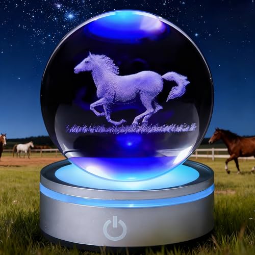 Veilleuse cheval 3D pour ambiance déco de chambre enfant