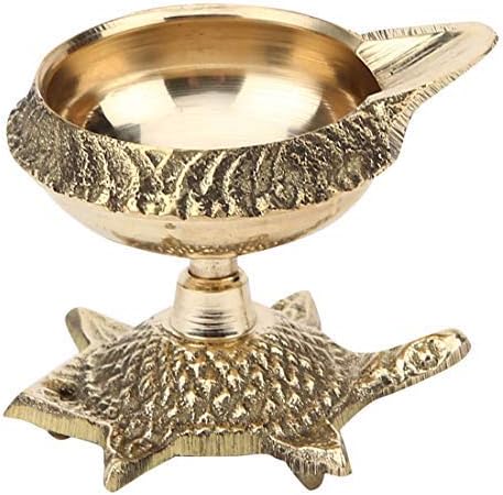 phareLamp Presents Pure Brass Diyas Indian Puja Oil Lamps - Diwali Diyas Set for Diwali Home Decoration (Pack of 4) #A168