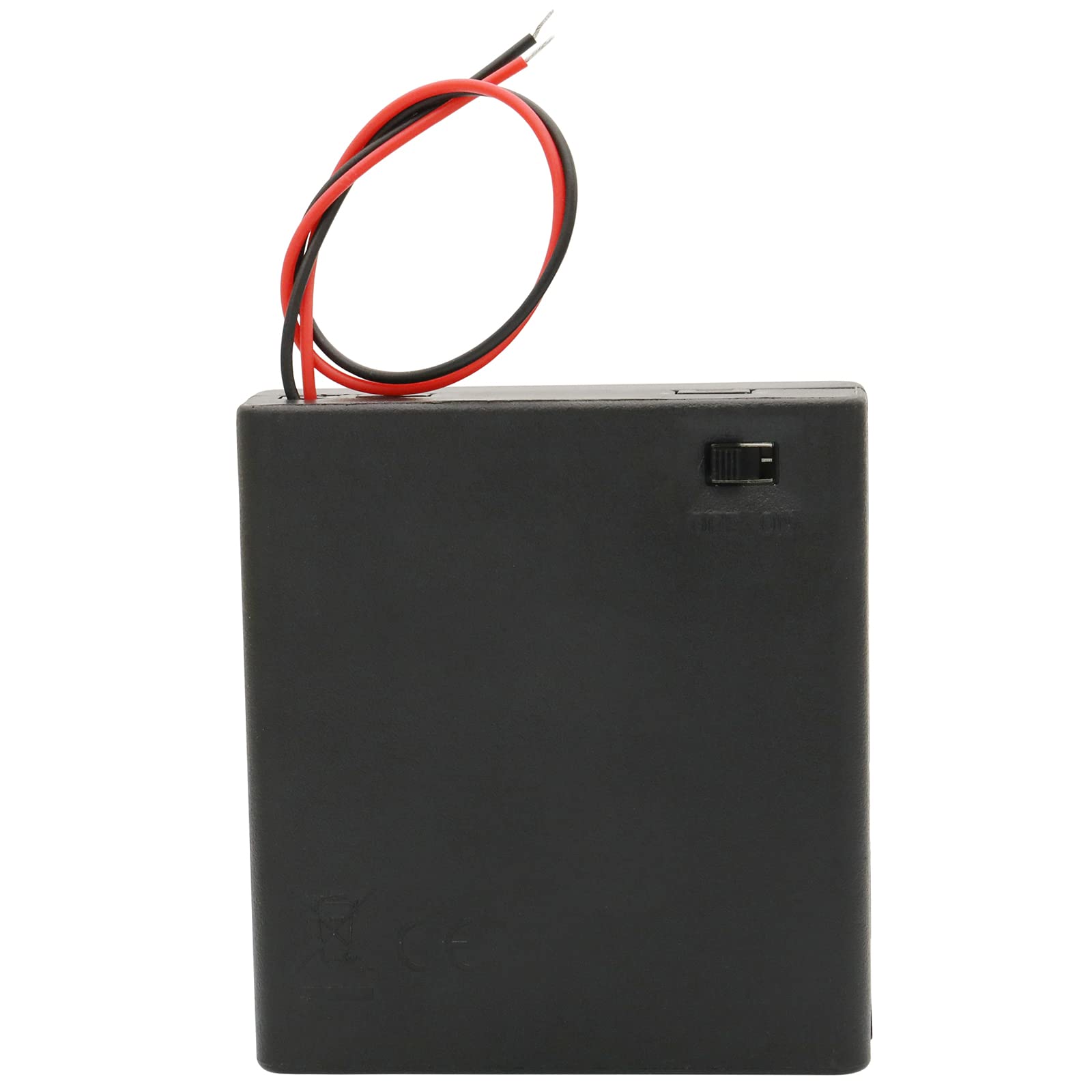 1*/ 2/ 3/ 4 Slot AA Battery Holder, 1. 5V/ 3V/ 4. 5V/ 6V AA Battery Box With Leads Wires ON/ Off Switch And Screw Cap Case Back Cover - View #9