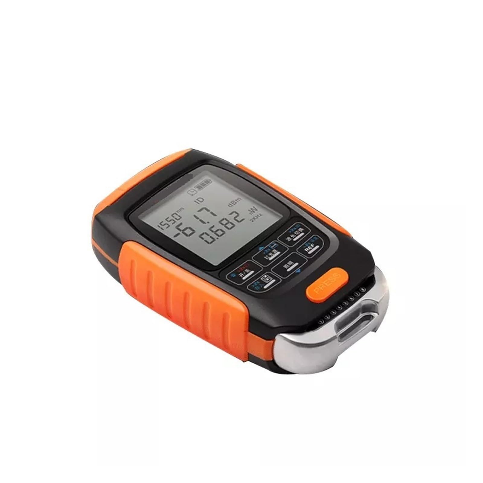 Cfwwsaq 70 To10dbm 30Mw Fiber Tester, 4In1 Li-Lion Battery Optical Power Meter Visual Fault Locator Network Cable Test Optical Fiber Tester 1Mw 15Mw 30Mw(-70 To10dbm 30Mw)
