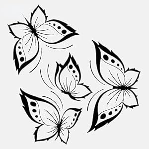 2 Stuks Creativiteit Vlinders Auto Stickers Vinyl Decal 15.6 Cm * 16.4 Cm Laptop Koffer Truck Accessoires Auto Decal Auto Stickers Decoratie Sticker