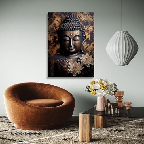 Impression Bouddha sereine affiche de qualite pour maison