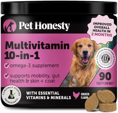 Multivitamin Dog Supplement, Glucosamine Chondroitin for Dogs...