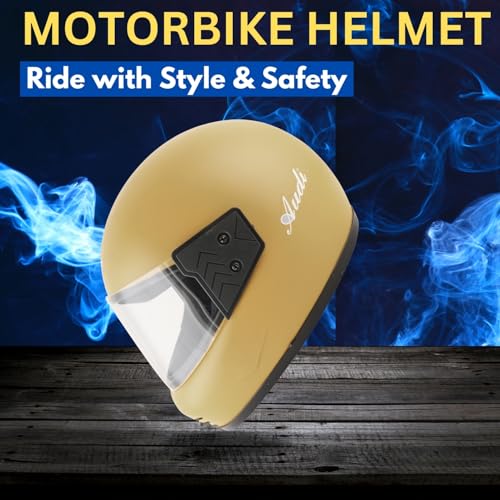 Image of Sage Square Audi Full Face Clear Visor Helmet | ISI Certified | High Standard Safety | Extra Comfort & Stylish