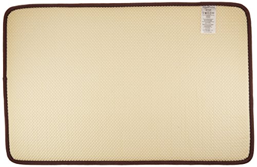 AmazonBasics Memory Foam Bathmat - 46 x 71 cm, Dark Brown