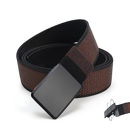 Mile High Life |Men's Reversible Buckle Belt | Outdoor Military Belt | Double Color Web Belt for Outdoor Work and Golf