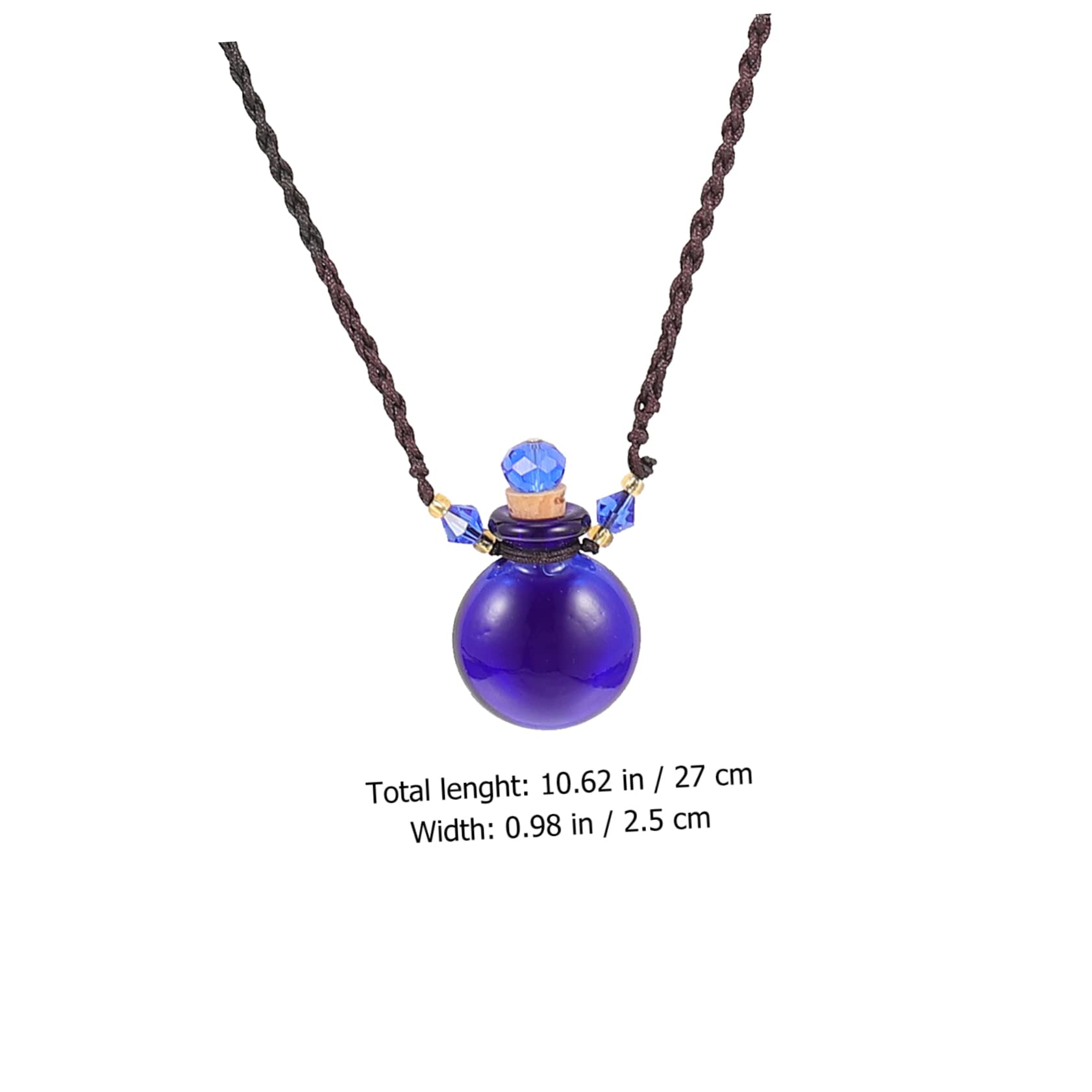 SOLUSTRE 5 Stücke Kompakte Parfüm Flasche Halskette Dekorative Auto Diffusor Zubehör Home Office Decor Festliches