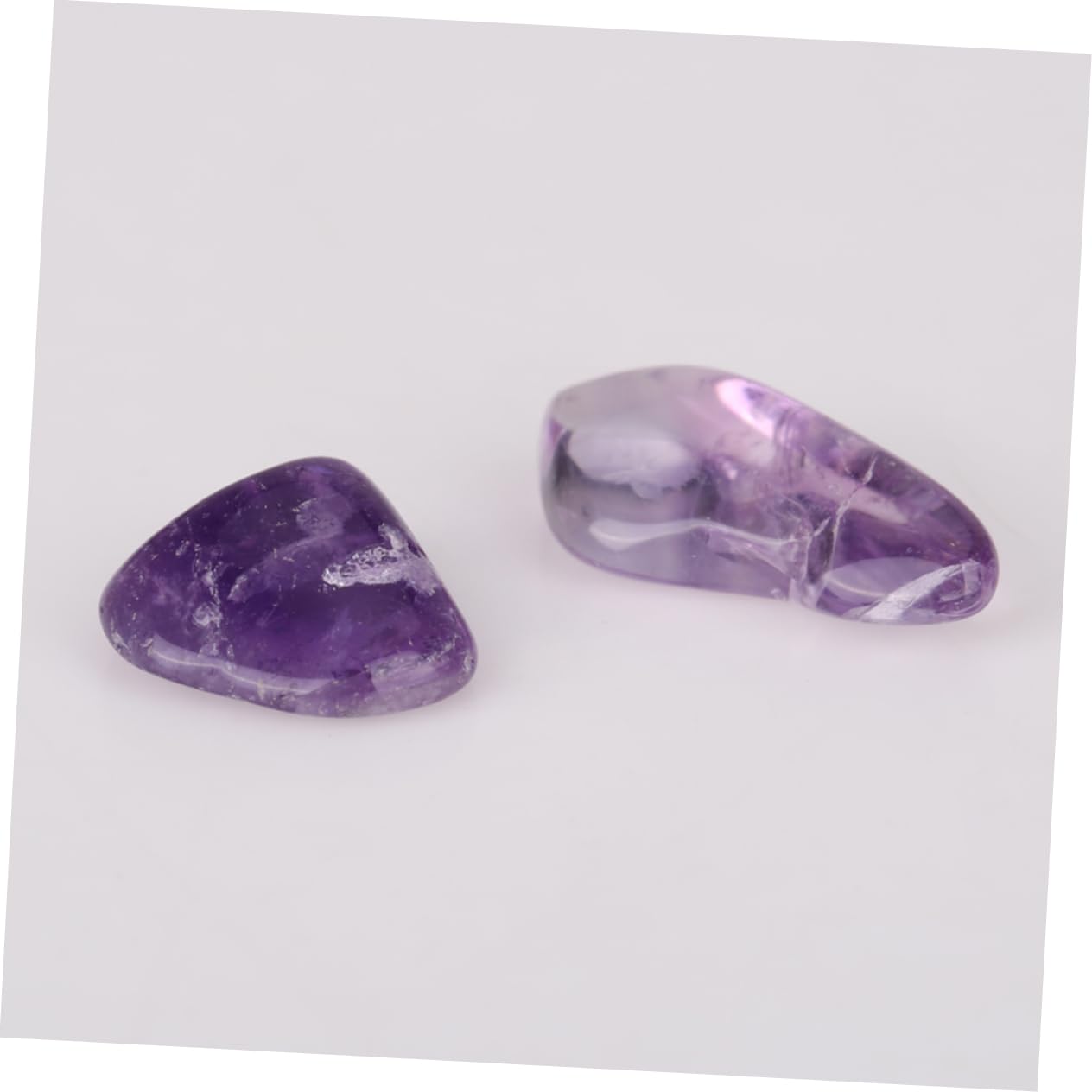 FUNOMOCYA Amethyst Gravel Crystal Rocks for Fish Tank Decorations Natural Stone Large Decorative Rocks