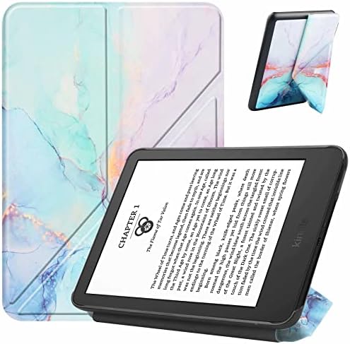 VOVIPO Case for 6" Amazon All-New Kindle(11th Generation - 2022 Release),Slim Fit Stand Cover with Auto Sleep/Wake for kindle 2022 6 inch(Not fit Kindle Paperwhite and Kindle 2019)-Library