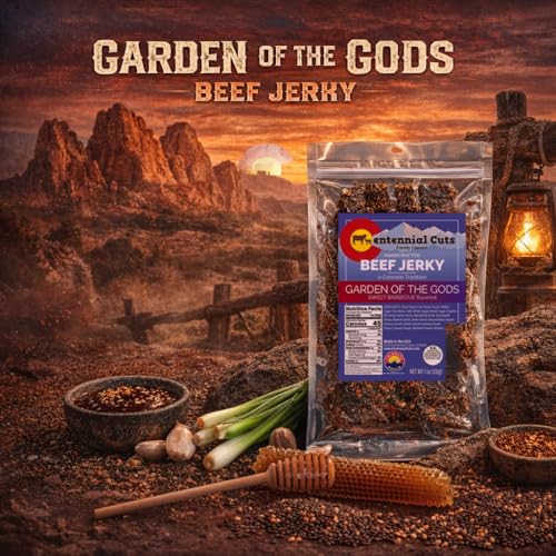 Image of Centennial Cuts Beef Jerky - Garden of the Gods - Korean Style BBQ, High Protein, 7 oz Snack