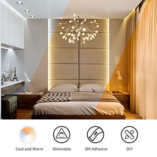 Lepro Bundle – Tiras LED ajustables 3000K-6000K 16.4ft miniatura 4
