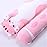 shangman Lovely Plush Cat Doll Cute Cartoon Soft Stuffed Kitten Long Throw Sleeping Pillow Doll Toy Gift for Kids Girlfriend Multiple Size (Pink,50cm/19.6in)