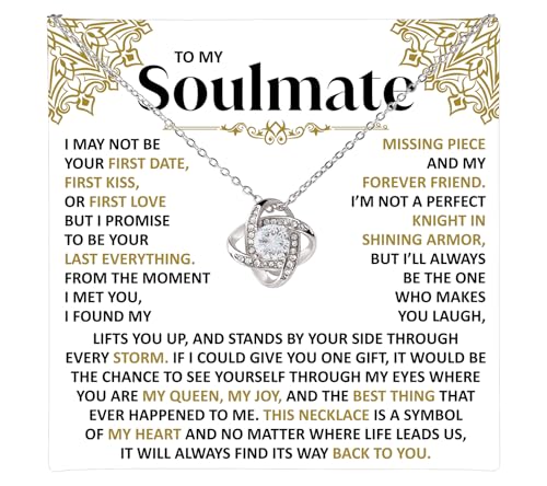 Mapileng Soulmate Love Knot Necklace – Elegant Jewelry Gift with