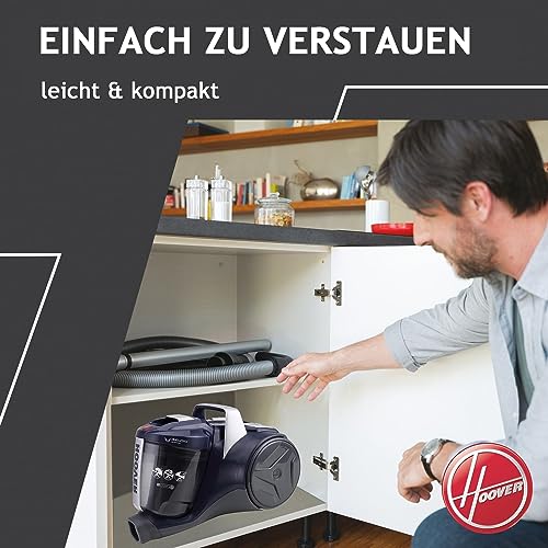 Hoover Staubsauger beutellos Breeze Home mit Universalbodendüse I Zyklon ohne Beutel für alle Bodenarten I Mit größenverstellbarem Stab… – Ansicht 6