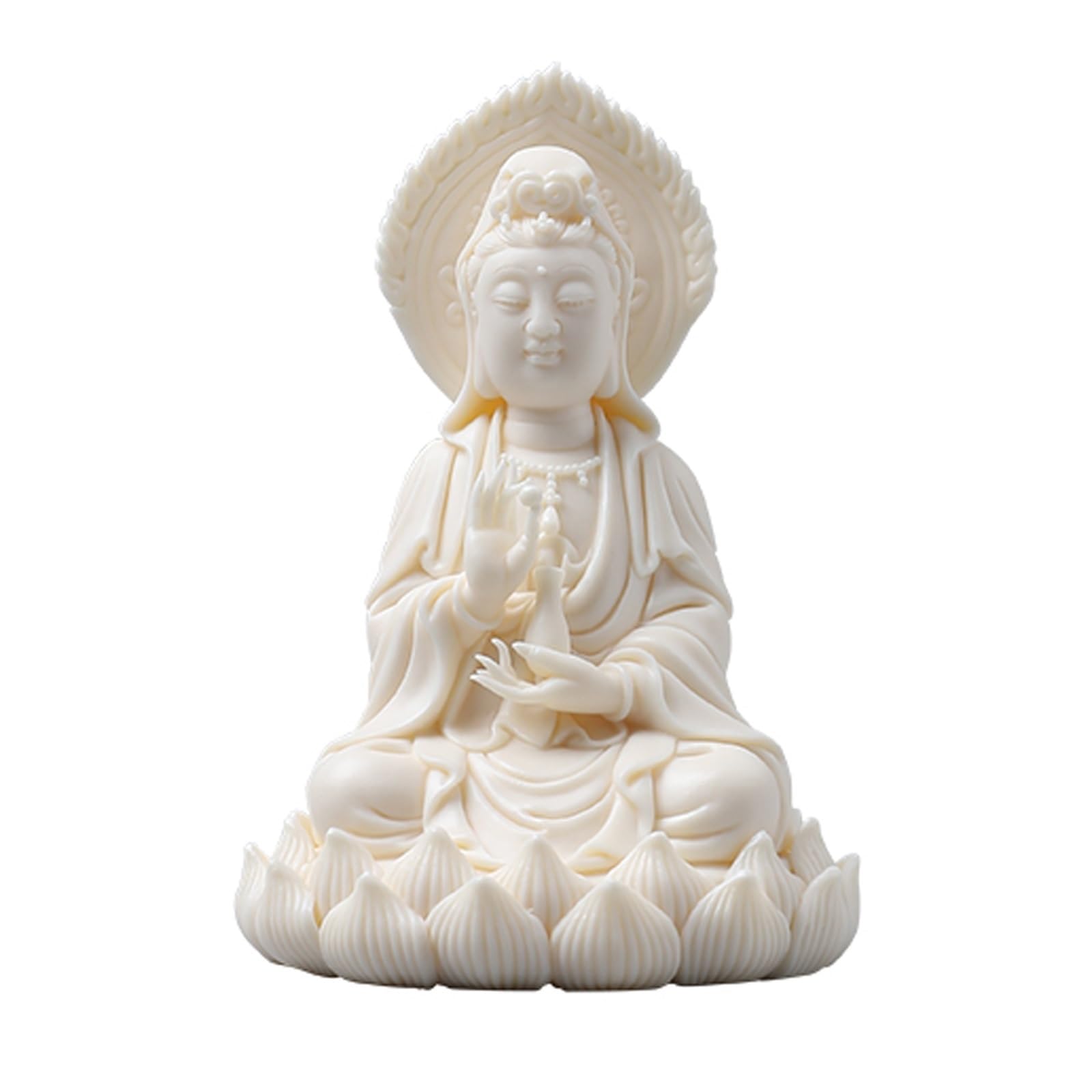 Statue de bouddha en céramique faite main pour déco zen