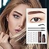 Eyebrow-Stamp-One-Step-Eyebrow-Stamp-Shaping-Kit-Professional-Eyebrow-Stamp-Stencil-Kit-Long-Lasting-Eyebrow-Makeup-Eyebrow-Tools-Powder-Kit-for-Women-Dark-brown Eyebrow Stamp, One Step Eyebrow Stamp Shaping Kit, Professional Eyebrow Stamp Stencil Kit, Long Lasting Eyebrow Makeup Eyebrow Tools Powder Kit for Women… (Dark brown)