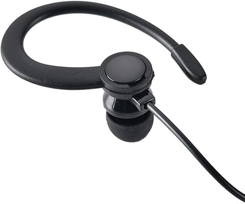 Miniatura 2 de Auriculares intrauditivos estéreo de un solo lado a auriculares mono,0.138 in Plug Ear Hook Earpiece,Compatible Android Smartphones Reproductores MP3
