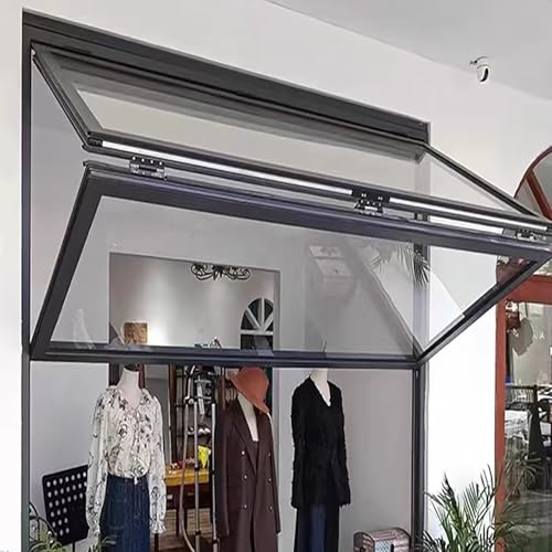 Ventana para food truck plegable de aluminio: optimiza tu espacio de servicio vertical