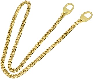 Cinghia di Spalla Catene Di Ricambio Catene Piane Iron Bag Catene Catene For Spalla Corsa Borsa Catene Di Collegamento, Metallo Slide Hook Fibber Fai Da Te Artigianato For Borse, 47.2in 35in 23in Gold