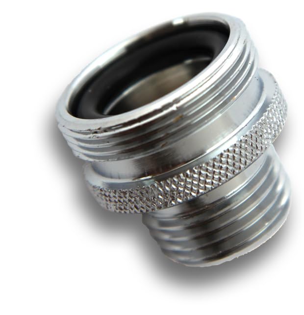 Chrome Shower Arm Ball Adapter for 1/2 Inch Heads