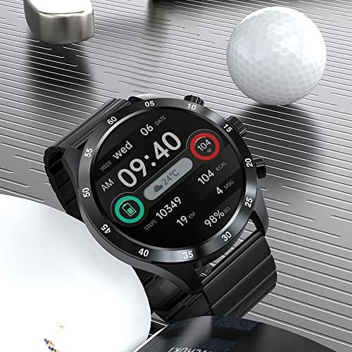 TYBERLEY Men's Smartwatch 1.32" HD Round Screen Bluetooth Talk Activity Tracker Blood Pressure/Oxygen/Heart Rate/Sleep Monitoring IP67 Waterproof Sports & Fitness Watch for Android iOS - Image 2