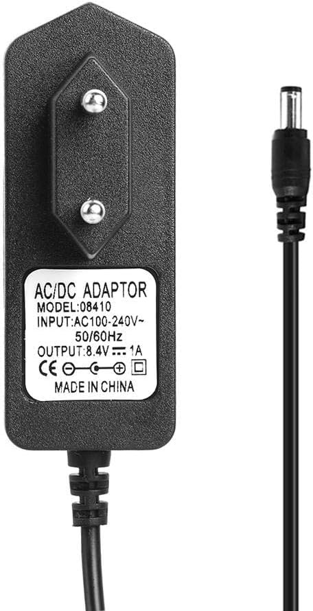 TopChargeur Netadapter – 8,4V 1,2A 10W, Geschikt Voor Li-Ion Accu’s, CE-gecertificeerd, 5.5x2.5mm Plug, Met 120cm Kabel