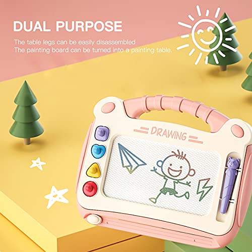 Domary Prancha de desenho magnética infantil Jogo educacional de graffiti Prancha de pintura para cr