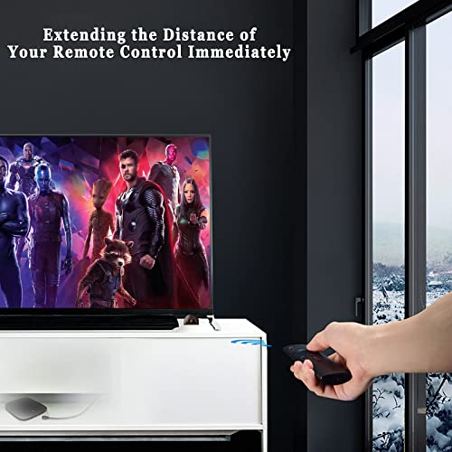 IR Repeater Transmitter Kit Up to 15FT Signal Range - Infrared Remote Control Extender Universal IR Blaster Emitter with Receiver for Cable Box/STB/Amplifier (USB Powered, 10FT)