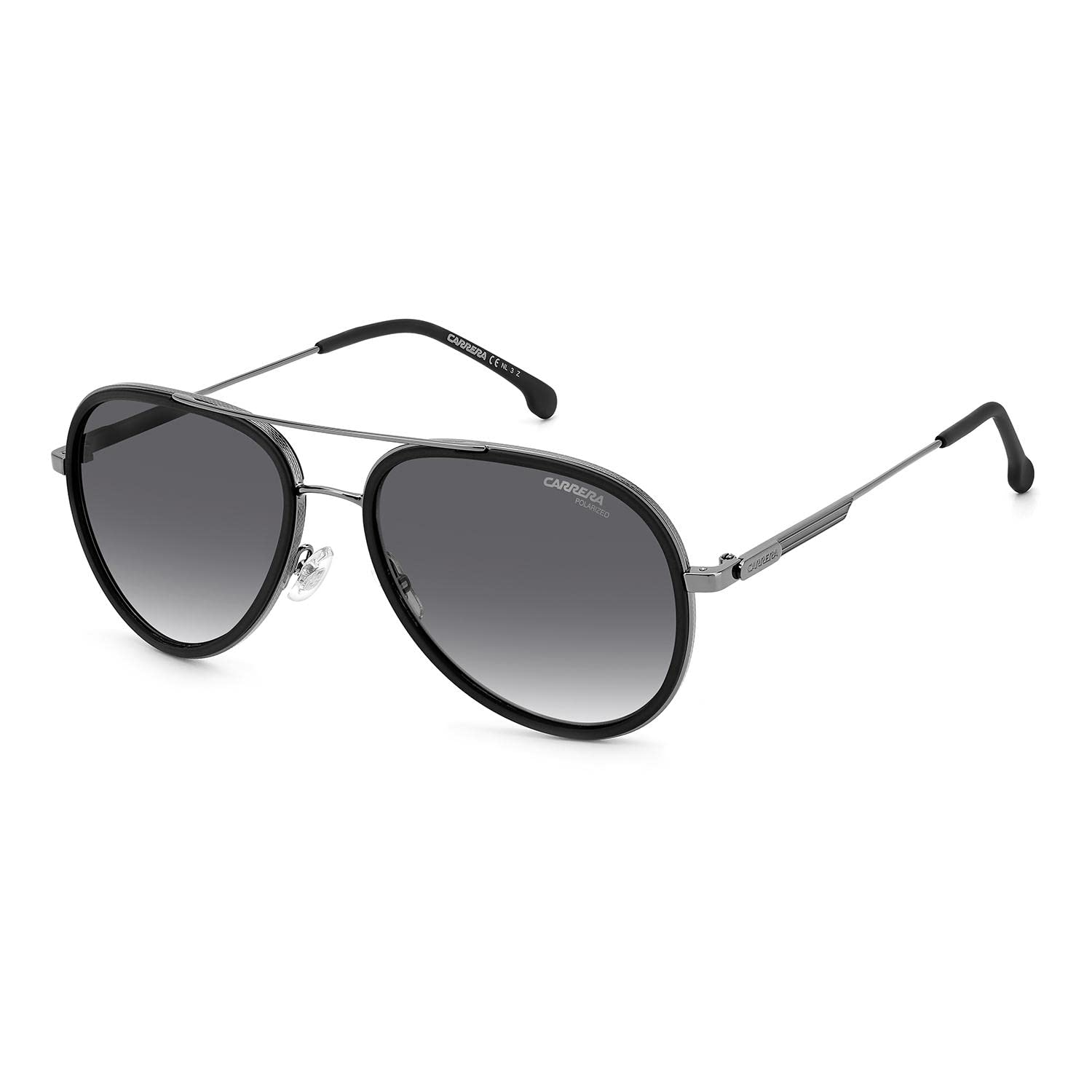 Carrera 1044/s 003/WJ MATT BLACK Sunglasses Unisex Steel, Standard, 57