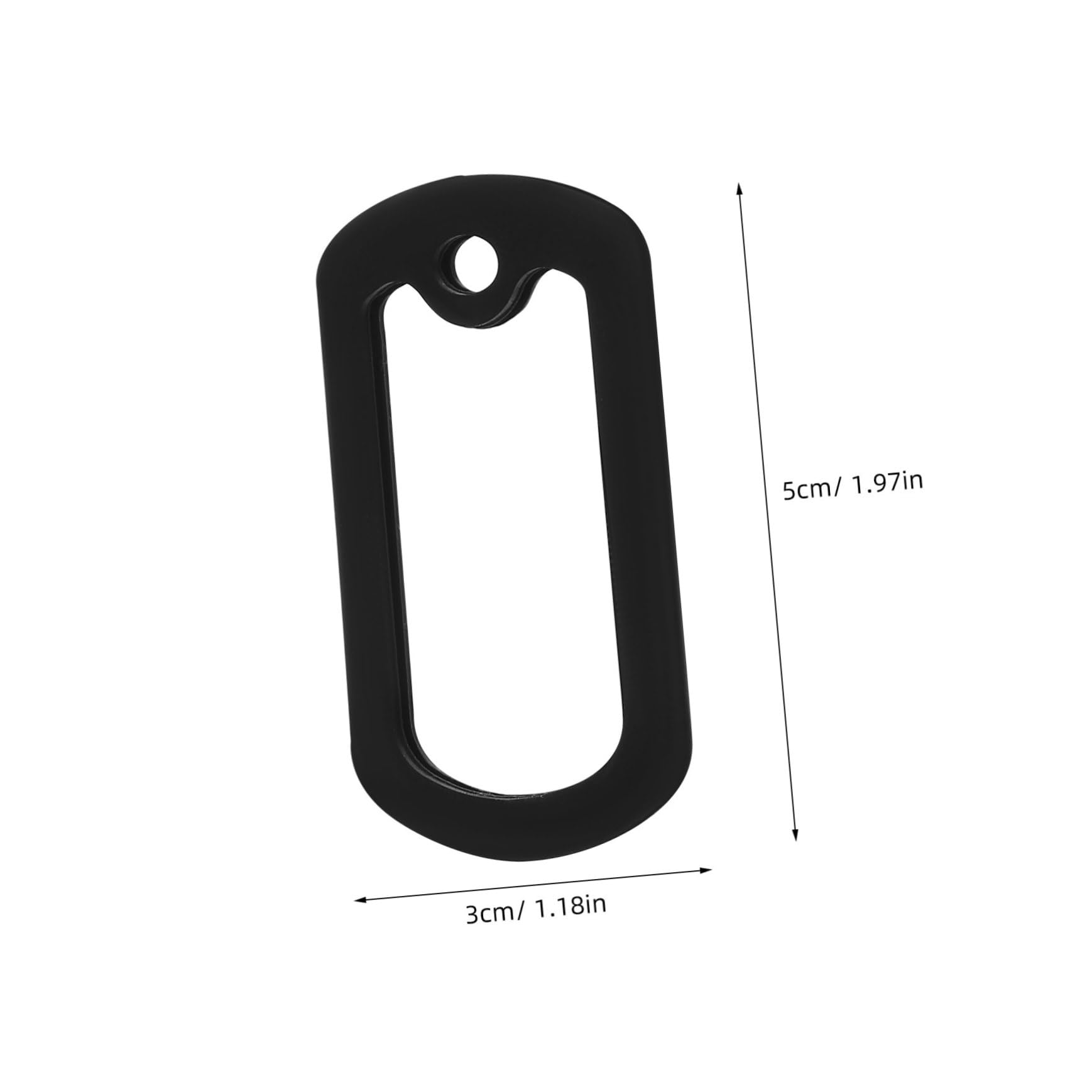WOONEKY Lot De 5 Antibruit en Silicone pour Étiquettes D'identification De Chien Faciles À Installer Et À Retirer 12 Pièces X 5